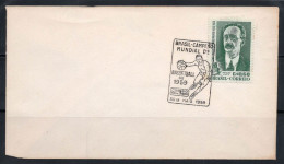 Brésil 1959 Enveloppe 100% Neuve MUNDIAL BASKETBALL - Lettres & Documents