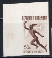 Argentine 1940 Neuf ** 100% Poste Aérienne Couleur Épreuve 50 C - Luftpost