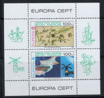 Chypre Turque 1983 Mi. Bl. 4 Bloc Feuillet 100% Neuf ** Europa Cept, Satellite - 1983