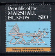 Iles Marshall 1987 Mi. 119 Neuf ** 100% Cartes De L'île - Marshall