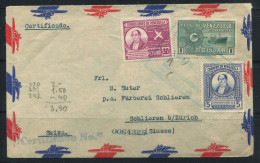 Venezuela 1949 Enveloppe 100% SCHLIEREN, Zurich, Maracaibo - Venezuela