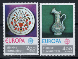Turquie 1976 Mi. 2385-2386 Neuf ** 100% Europe CEPT, Céramique - 1976