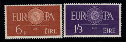 Irlande 1960 Mi. 146-147 Neuf ** 100% Europe CEPT, 6 Pg, 1'3 Sc'Pg - Ongebruikt