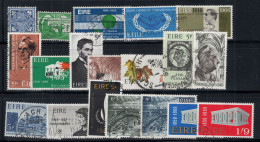 Irlande 1963-69 Oblitéré 100% Organisations, La Culture, L'Europe Ept - Used Stamps