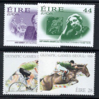 Irlande 1988-96 Neuf ** 100% Compétition, Cyclosmno, Théâtre - Neufs