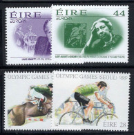 Irlande 1988-96 Neuf ** 100% Vote, Ciclismno, Théâtre - Neufs