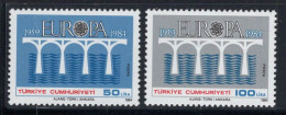 Turquie 1984 Mi. 2667-2668 Neuf ** 100% Europe CEPT - Ungebraucht