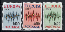 Portugal 1972 Mi. 1166-1168 Neuf ** 80% Europe CEPT, Étoiles - Neufs