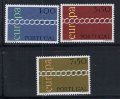 Portugal 1971 Mi. 1127-1129 Neuf ** 100% Europe CEPT, Chaînes - Neufs