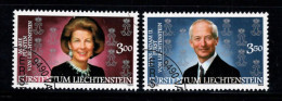 Liechtenstein 2002 Mi. 1292-1293 Oblitéré 100% Famille Royale - Gebraucht