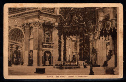 Rome 1925 Carte Postale 100% Saint-Pierre, Utilisé Avec Timbre - San Pietro