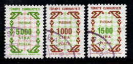 Turquie 1993 Mi. 198-200 Mini Feuille 100% Oblitéré Ornements - Gebruikt