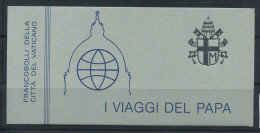 Vatican 1985 Sass. 1 Carnet 100% Neuf ** Voyages à Travers Le Monde, Pape - Booklets