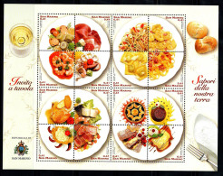 Saint-Marin 2003 Sass. 70 Bloc Feuillet 100% Neuf ** Saveurs De Notre Terre, Cuisine - Unused Stamps