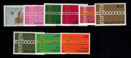 Europe CPET 1971 Neuf ** 100% Belgique, Irlande - 1971