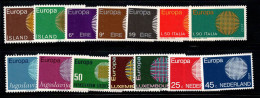 Europe CPET 1970 Neuf ** 100% Italie, Irlande, Luxembourg - 1970