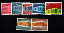 Europe CPET 1969 Neuf ** 100% Liechtenstein, Finlande - 1969