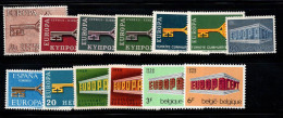 Europe CPET 1968 Neuf ** 100% Turquie, Belgique - 1968