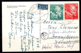 Bund Allemagne 1949 Mi. 111-112 Premier Jour 100% Bundestag - Other & Unclassified