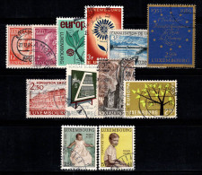 Luxembourg 1961-75 Oblitéré 100% Enfants, Grand-Duc, Europe Cept, Droits De L'Homme - Oblitérés