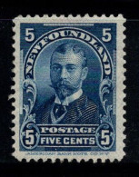 Terre-neuve 1897 Mi. 66 Neuf * MH 100% 5 C, Prince George V - 1865-1902