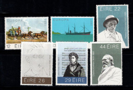 Irlande 1979-1982 Mi. 412-413,468-471 Neuf ** 100% Courrier, Chevaux, Navire, Musique - Nuovi