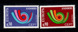 Europe 1973 Neuf ** 100% CEPT, Andorre Français - 1973