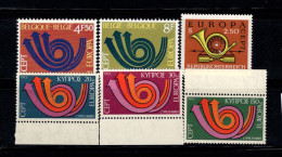 Europe 1973 Neuf ** 100% CEPT, Belgique, Autriche, Chypre - 1973