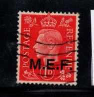 Occ. Britannique, MEF 1942 Sass. 1 Oblitéré 100% 1 P, Roi George VI - Britische Bes. MeF