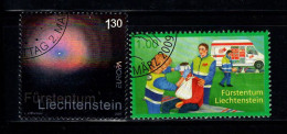 Liechtenstein 2009 Mi. 1505, 1513 Oblitéré 100% Astronomie, Protection Civile - Usati