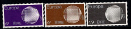 Irlande 1970 Mi. 239-241 Neuf ** 100% Europe CEPT - Nuovi