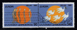 Grèce 1995 Mi. 1874-1875 Neuf ** 100% Paix Et Liberté - Unused Stamps