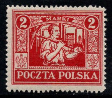 Pologne 1922 Mi. 9 Neuf * MH 100% Silésie Du Haut-Orient, 2 M - Nuevos