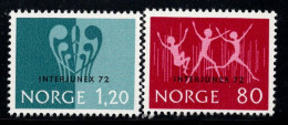 Norvège 1972 Mi. 647-648 Neuf ** 100% 80o., 1.20 Kr - Ungebraucht