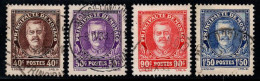 Monaco (Monaco) 1933 Mi. 116-119 Oblitéré 100% Louis II - Other & Unclassified