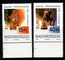 Hongrie 1992 Mi. 4195-4196 Neuf ** 100% Europe CEPT - Unused Stamps