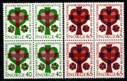 Norvège 1967 Mi. 555-556 Neuf ** 100% Cœur Et Croix - Ungebraucht