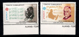 Turquie 1984 Mi. 2706-2707 Neuf ** 100% Europe CEPT - Unused Stamps