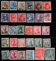 Tchécoslovaquie 1918-39 Oblitéré 80% Personnalité, Armoiries - Used Stamps