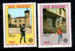 Saint-Marin 1989 Sass. 1273-1274 Neuf ** 100% Courrier - Nuovi