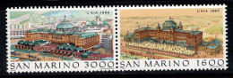 Saint-Marin 1983 Sass. 1243-1244 Neuf ** 100% Ville, Places - Ongebruikt