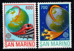 Saint-Marin 1983 Sass. 1221-1222 Neuf ** 100% Europe CEPT - Unused Stamps