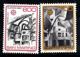 Saint-Marin 1987 Sass. 1195-1197 Neuf ** 100% Europe CEPT - Nuevos