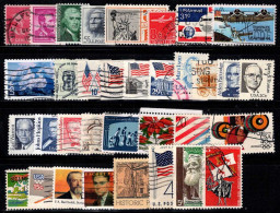 États-Unis 1938-1981 Oblitéré 100% Avion, Drapeau, Célébrité - Used Stamps