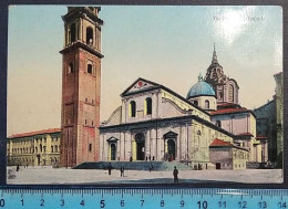 TORINO 1911 " CATTEDRALE   DI  TORINO " CARTOLINA   ANIMATA  E  VIAGGIATA . - Églises