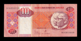 Angola 10 Kwanzas 1999 Pick 145a Mbc Vf - Angola