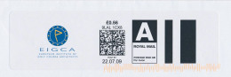 EIGCA - Golf Courts Architects Cover GB / Uk 2009 - Private Royal Mail SmartStamp - Golf