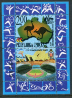 BOSNIAN SERB REPUBLIC 2000 Olympic Games Block MNH / **.  Michel Block 3 - Bosnia And Herzegovina