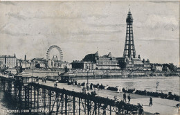 BLACKPOOL FROM NORTH PIER       2 SCANS - Blackpool