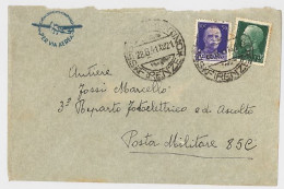 LETTERA VIAGGIATA POSTA AEREA 1941 -TIMBRO SESTO FIORENTINO (SX50 - Storia Postale (Posta Aerea)